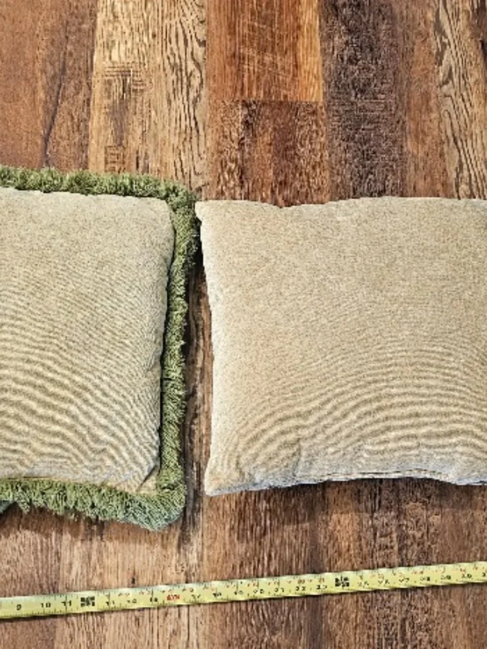 2 Soft Chenille Decor Pillow Pillows Palm Tree Tropical Coconut Beach Sea Ocean